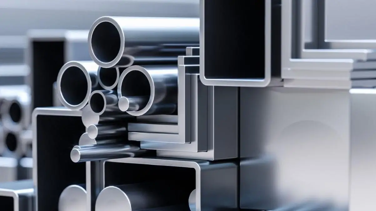 Various aluminum extrusion profiles