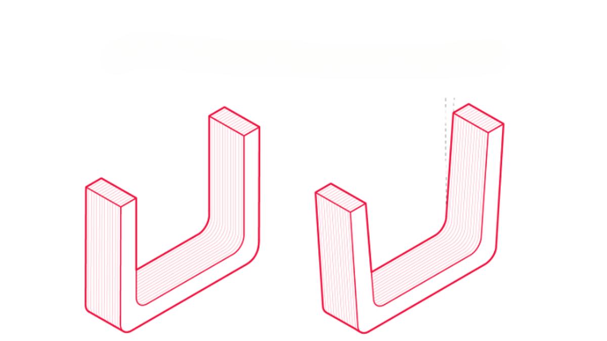Diagram comparing parts with and without draft angles in die casting, showing how draft angles affect mold release and part geometry
