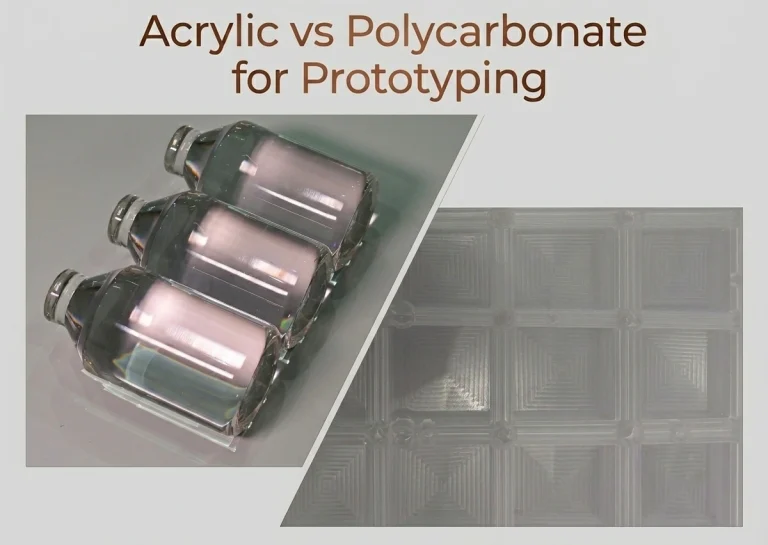 Acryl vs. Polycarbonat für Prototypen –