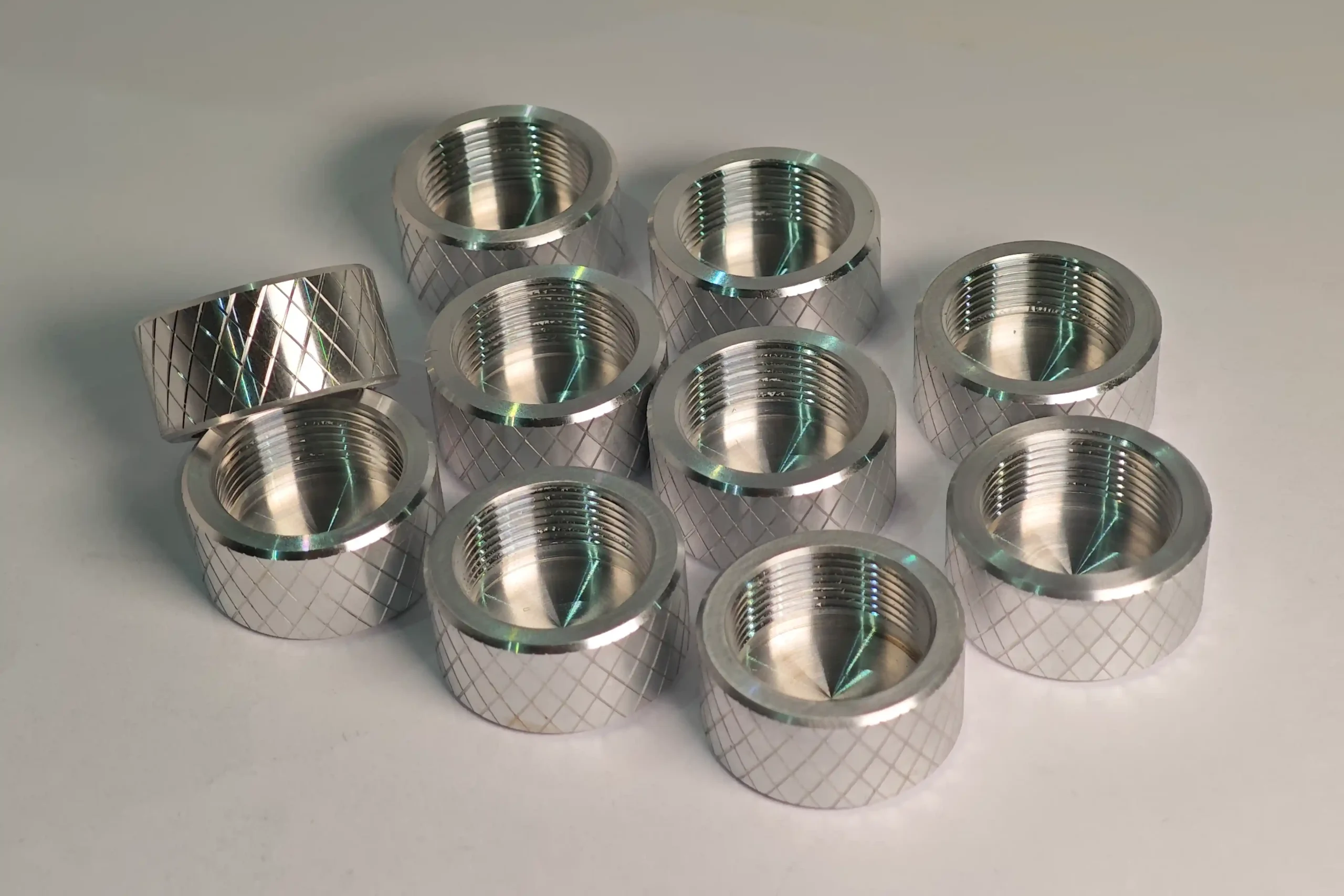 cnc metal parts in small batch scaled