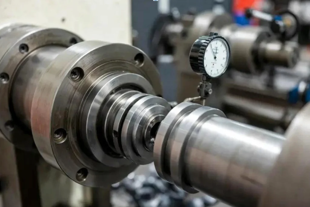 GD&T runout inspection with dial indicator