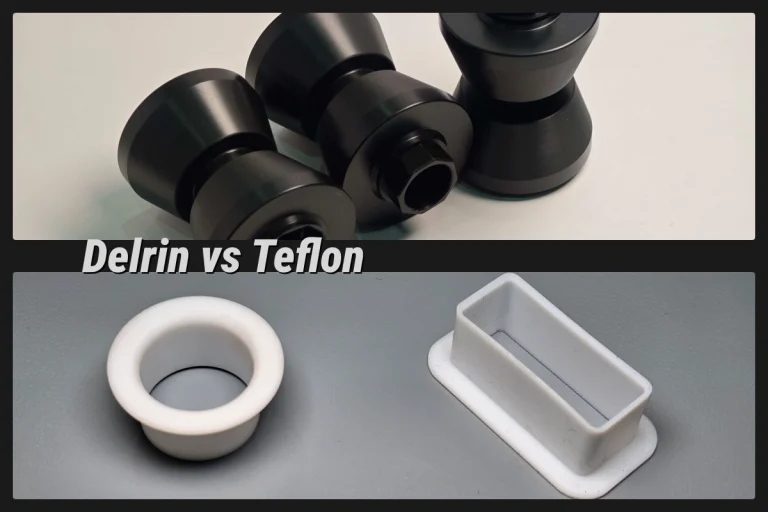 Delrin vs Teflon cnc machining parts