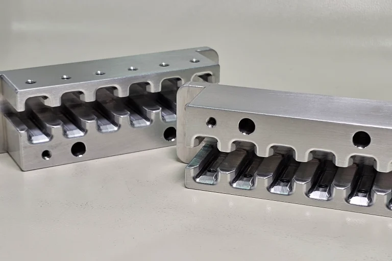 steel parts using cnc slot machining and edm